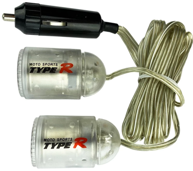 Προέκταση Αναπτήρα Διπλή 12 Volt 185cm Καλώδιο Type-R TR-2612