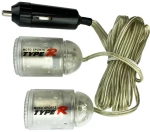Προέκταση Αναπτήρα Διπλή 12 Volt 185cm Καλώδιο Type-R TR-2612