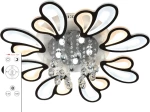 ΦΩΤΙΣΤΙΚΟ ΟΡΟΦΗΣ LED - ΠΛΑΦΟΝΙΕΡΑ ΜΕ DIMMER - 5169-8BK - 943826