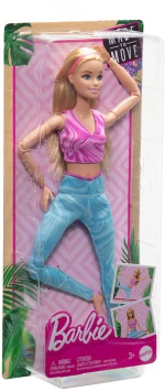 BARBIE ΑΜΕΤΡΗΤΕΣ ΚΙΝΗΣΕΙΣ ΚΟΥΚΛΑ ΞΑΝΘΙΑ (#HRH27)