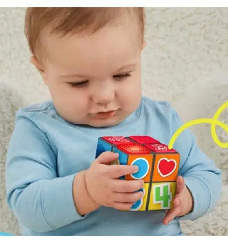 FISHER PRICE LAUGH AND LEARN ΕΚΠΑΙΔΕΥΤΙΚΟΣ ΚΥΒΟΣ ΔΡΑΣΤΗΡΙΟΤΗΤΩΝ- HWH13