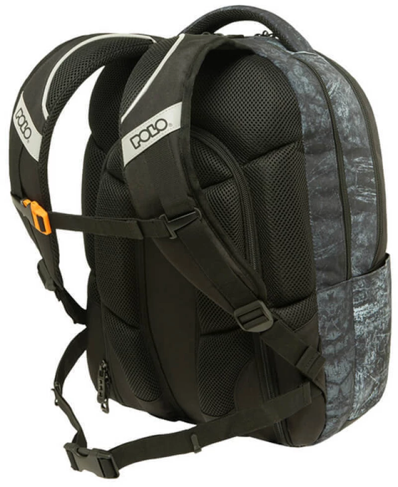 POLO ΣΑΚΙΔΙΟ ΠΛΑΤΗΣ PRODIGY ΜΑΥΡΟ/ΓΚΡΙ 9010222022 2024- 9010222022