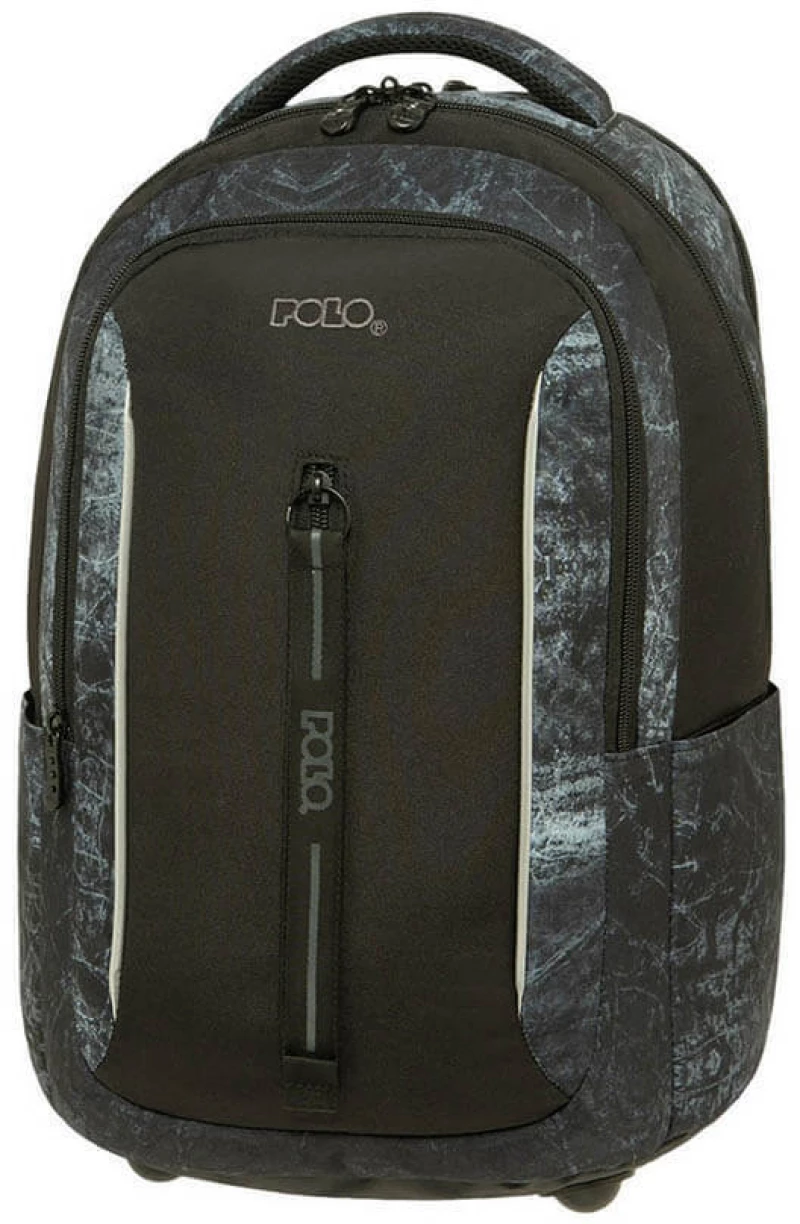 POLO ΣΑΚΙΔΙΟ ΠΛΑΤΗΣ PRODIGY ΜΑΥΡΟ/ΓΚΡΙ 9010222022 2024- 9010222022