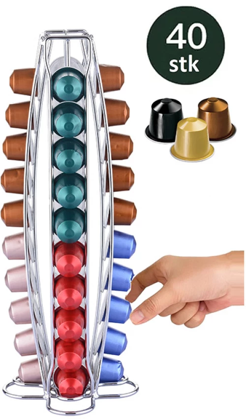 Μεταλλική Βάση για 40 Κάψουλες Nespresso Cheffinger CF-N04