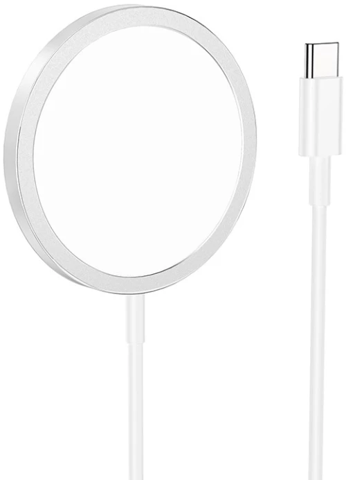Ασύρματος Φορτιστής Hoco CW47 Magnetic Magsafe για iPhone 12 και πάνω 15W με καλώδιο USB-C 1m