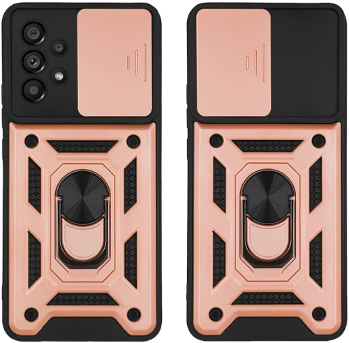 Θήκη Ring Armor CamPro Sonique για Samsung Galaxy A53 5G Ροζ Χρυσό - Sonique - Ροζ Χρυσό - Galaxy A53 5G - Θήκες Πλάτης