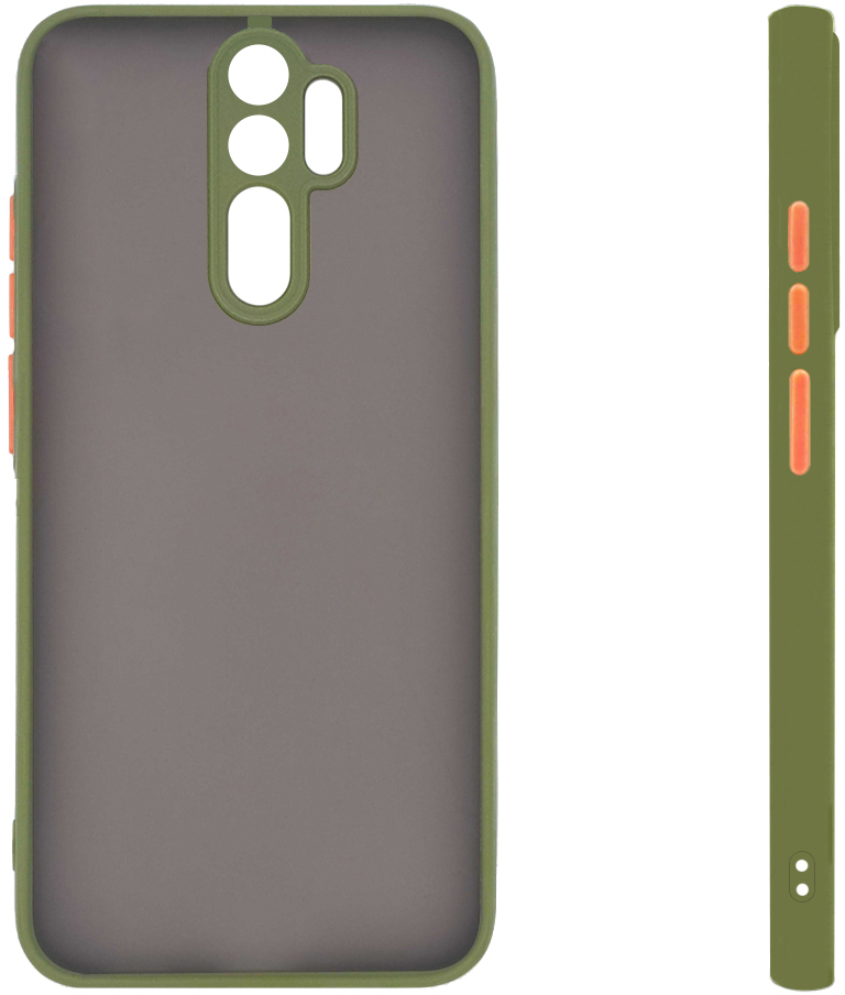 Θήκη Σιλικόνης Color Button Bumper Sonique Xiaomi Redmi Note 8 Pro Πράσινο Ανοιχτό - Sonique - Πράσινο Ανοιχτό - Redmi Note 8 Pro - Θήκες Πλάτης