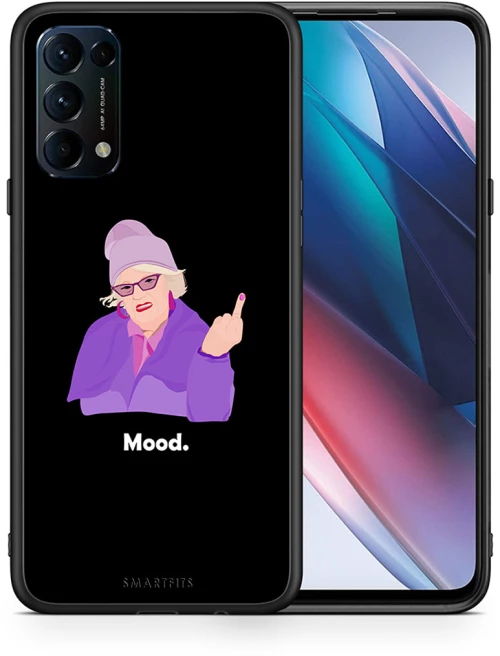 Grandma Mood Black - Oppo Find X3 Lite / Reno 5 5G / Reno 5 4G case