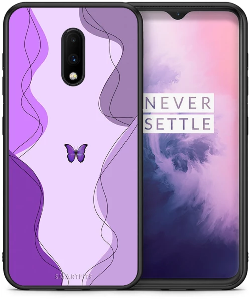 Purple Mariposa - OnePlus 7 case