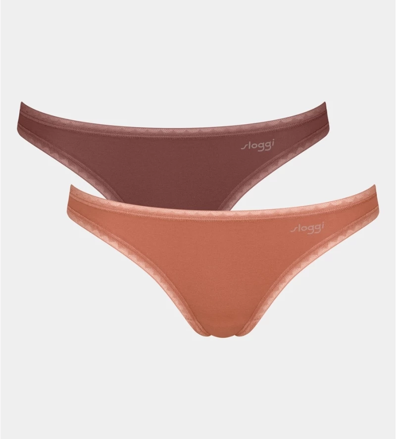 Sloggi GO Mini Γυναικεία Κυλοτάκια 2ΤΜΧ Βαμβακερά 10207366-M005