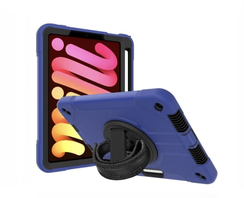 Ανθεκτική Θήκη Solid 360 Back Cover Σιλικόνης Μπλε (IPad Mini)