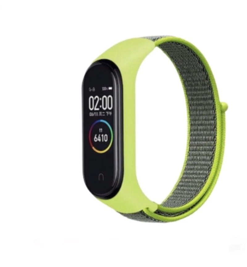 Woven Texture Λουράκι Υφασμάτινο Λαχανί (Mi Band 3/Mi Smart Band 4)