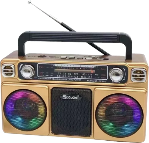 Επαναφορτιζόμενο ραδιόφωνο - RX880D - 008800 - Gold