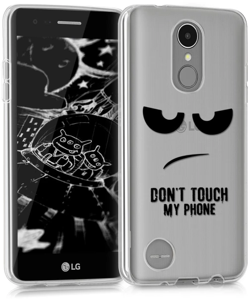 KW Διάφανη Θήκη Σιλικόνης LG K8 2017 - Don't Touch My Phone (40780.01)