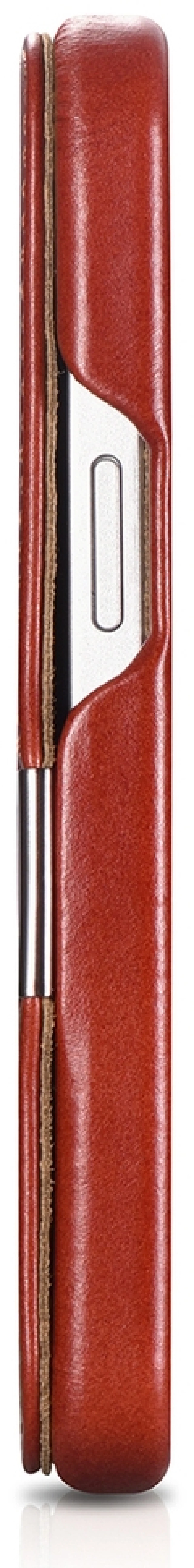 iCarer Vintage Series Side-Open Δερμάτινη Θήκη Apple iPhone 13 Pro Max - Red (RIX1308-RD)