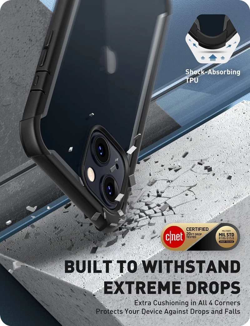 Supcase i-Blason Ares Ανθεκτική Θήκη Apple iPhone 14 / 13 - Black (843439113985)