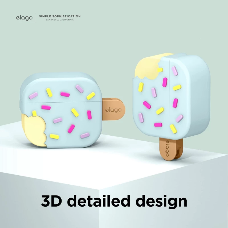Elago AirPods Ice Cream Case - Θήκη Σιλικόνης για AirPods 3rd Gen - Mint (EAP3-ICE-MT)