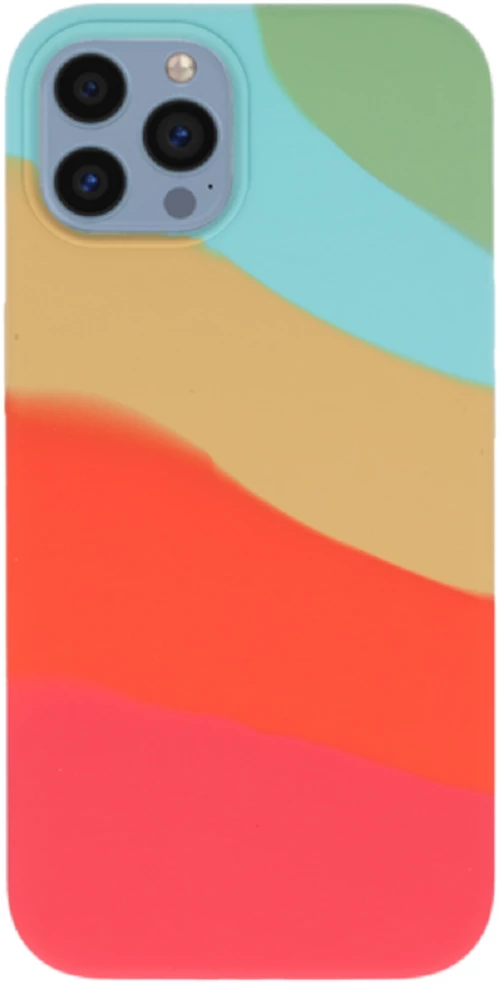 Vivid Silicone Cover - Θήκη Σιλικόνης Apple iPhone 13 Pro - Rainbow Waves (VISILI197RAINBOWAVES)