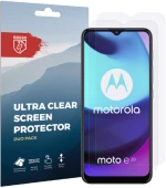 Rosso Ultra Clear Screen Protector - Μεμβράνη Προστασίας Οθόνης - Motorola Moto E20 - 2 Τεμάχια (8719246342509)