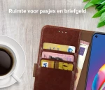 Rosso Element PU Θήκη Πορτοφόλι Oppo Reno5 Lite - Brown (8719246342417)