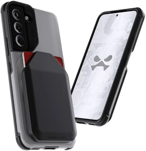 Ghostek Exec 5 - Ανθεκτική Θήκη-Πορτοφόλι Samsung Galaxy S22 5G - Gray (GHOCAS3000)