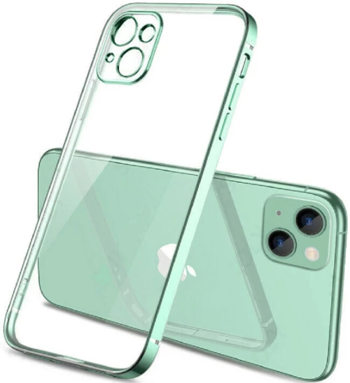 Bodycell HD Διάφανη Θήκη Σιλικόνης Apple iPhone 13 mini - Green (5206015067266)