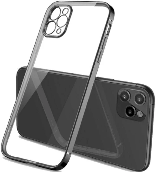 Bodycell HD Διάφανη Θήκη Σιλικόνης Apple iPhone 13 Pro - Black (5206015067358)