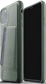 MUJJO Full Leather Wallet Case - Δερμάτινη Θήκη-Πορτοφόλι Apple iPhone 11 Pro Max - Slate Green (MUJJO-CL-004-SG)