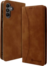 Bodycell Θήκη - Πορτοφόλι Samsung Galaxy A04s - Brown (5206015017858)