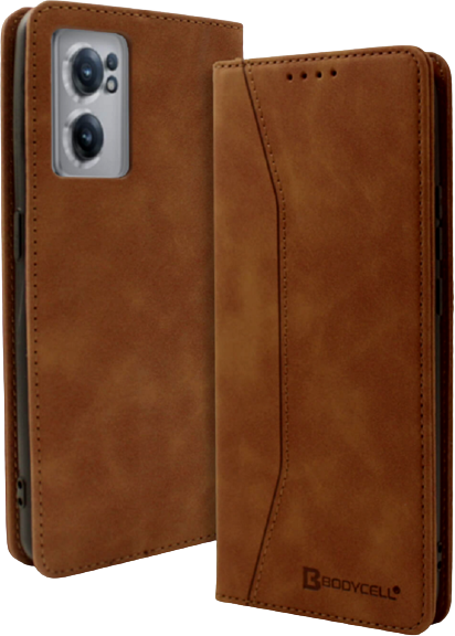 Bodycell Θήκη - Πορτοφόλι OnePlus Nord CE 2 5G - Brown  (5206015015649)