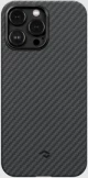 Pitaka MagEZ Case 3 - MagSafe Θήκη Aramid Fiber Body Apple iPhone 14 Pro - 1.05mm - 1500D - Black / Grey / Twill (KI1401P)
