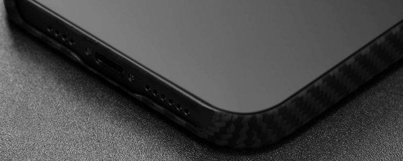 Pitaka MagEZ Case 3 - MagSafe Θήκη Aramid Fiber Body Apple iPhone 14 Pro - 1.05mm - 1500D - Black / Grey / Twill (KI1401P)