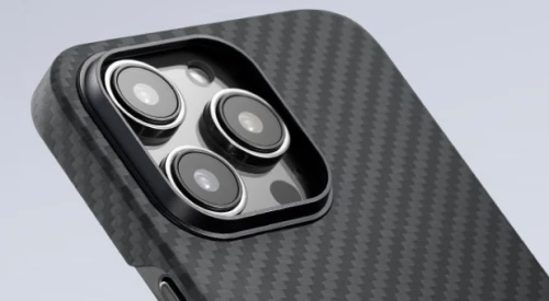 Pitaka MagEZ Case 3 - MagSafe Θήκη Aramid Fiber Body Apple iPhone 14 Pro - 1.05mm - 1500D - Black / Grey / Twill (KI1401P)