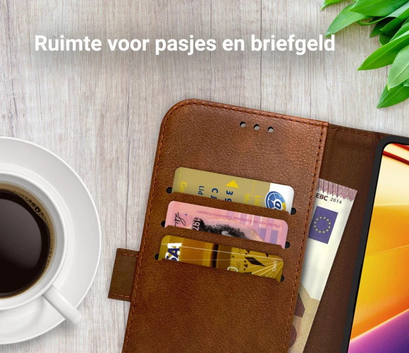 Rosso Element PU Θήκη Πορτοφόλι Xiaomi Poco F4 GT - Brown (8719246360954)