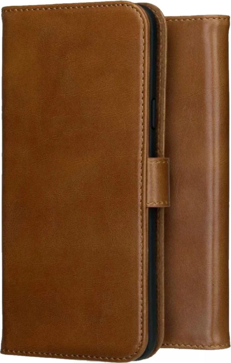 Rosso Deluxe Δερμάτινη Θήκη Πορτοφόλι Apple iPhone 15 Plus - Brown (8719246401527)