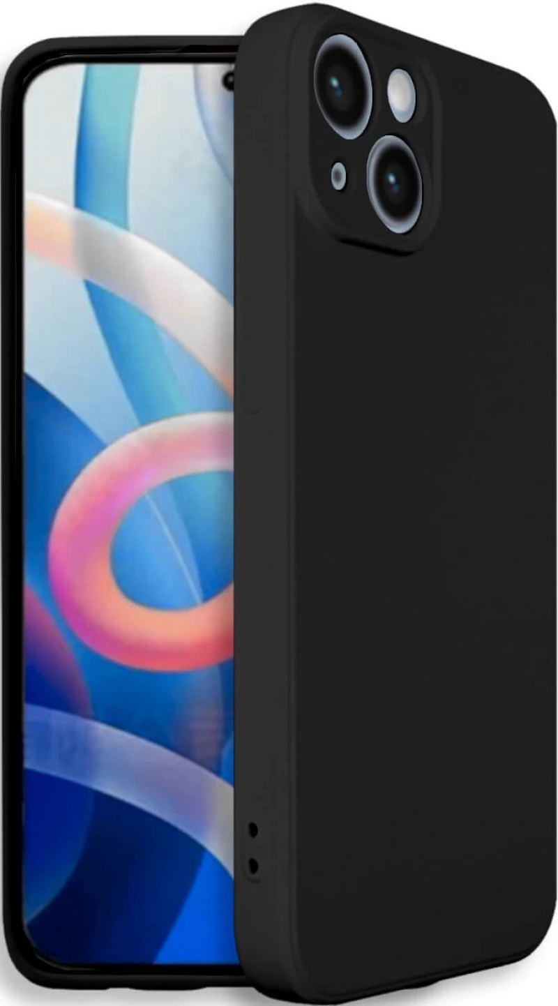 Bodycell Square Liquid Θήκη Σιλικόνης - Apple iPhone 14 Plus - Black (5206015016929)