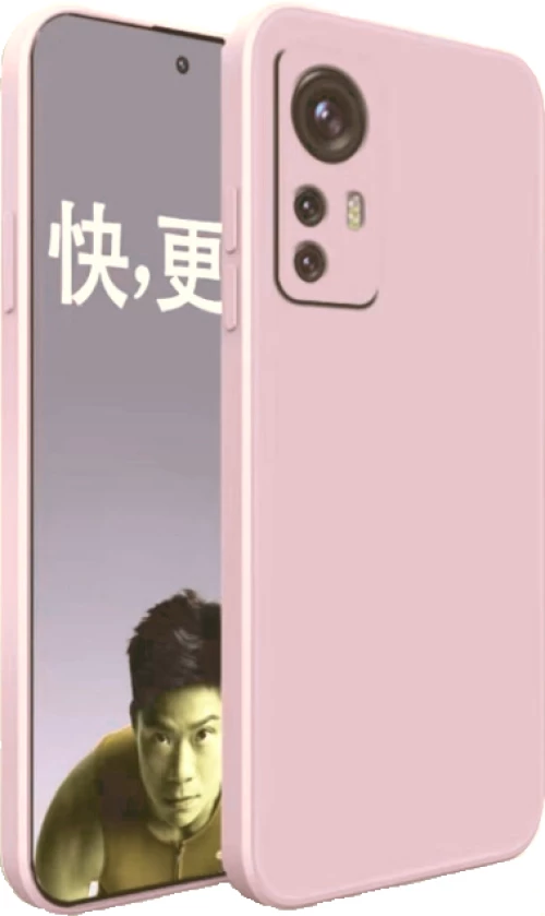 Bodycell Square Liquid Θήκη Σιλικόνης - Xiaomi 12T / 12T Pro - Light Violet (5206015016554)