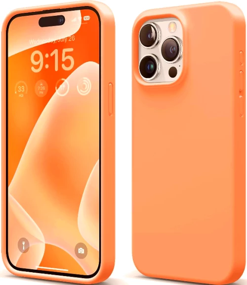 Elago Silicone Case - Premium Θήκη Σιλικόνης Apple iPhone 15 Pro Max - Salmon (ES15SC67PRO-SAL)