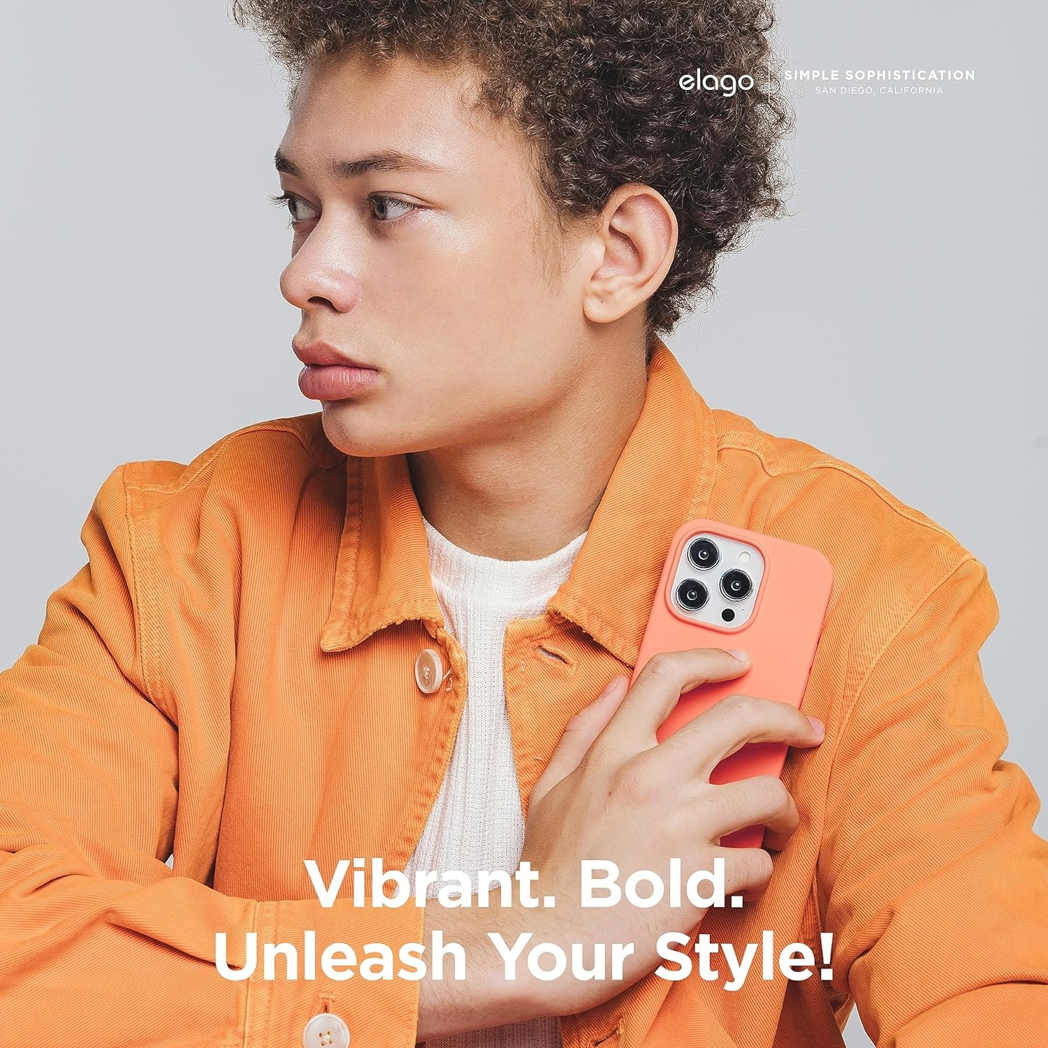 Elago Silicone Case - Premium Θήκη Σιλικόνης Apple iPhone 15 Pro Max - Salmon (ES15SC67PRO-SAL)