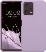 KWmobile Soft Flexible Rubber Cover - Θήκη Σιλικόνης Xiaomi Redmi Note 12 5G / Poco X5 - Lavender (60889.108)