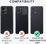 KWmobile Soft Flexible Rubber Cover - Θήκη Σιλικόνης Xiaomi Redmi Note 12 5G / Poco X5 - Lavender (60889.108)