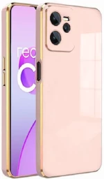 Bodycell Gold Plated - Θήκη Σιλικόνης Realme C35 - Pink (5206015070808)