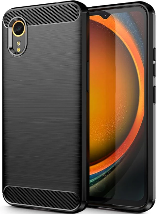 Θήκη Σιλικόνης - Samsung Galaxy Xcover7 - Tech-Protect Carbon - Black (5906203691630)