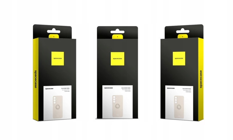 Θήκη Σιλικόνης με Μεταλλικό Μαγνητικό Ring Holder - Samsung Galaxy S24 Plus - Spacecase Silicone Ring - Bone (5905719106751)