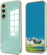 Bodycell Gold Plated - Θήκη Σιλικόνης Samsung Galaxy S23 - Mint Green (5206015069741)