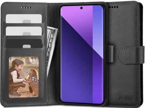 Θήκη Πορτοφόλι Xiaomi Redmi Note 13 Pro Plus - Tech-Protect Wallet - Black (5906302300440)