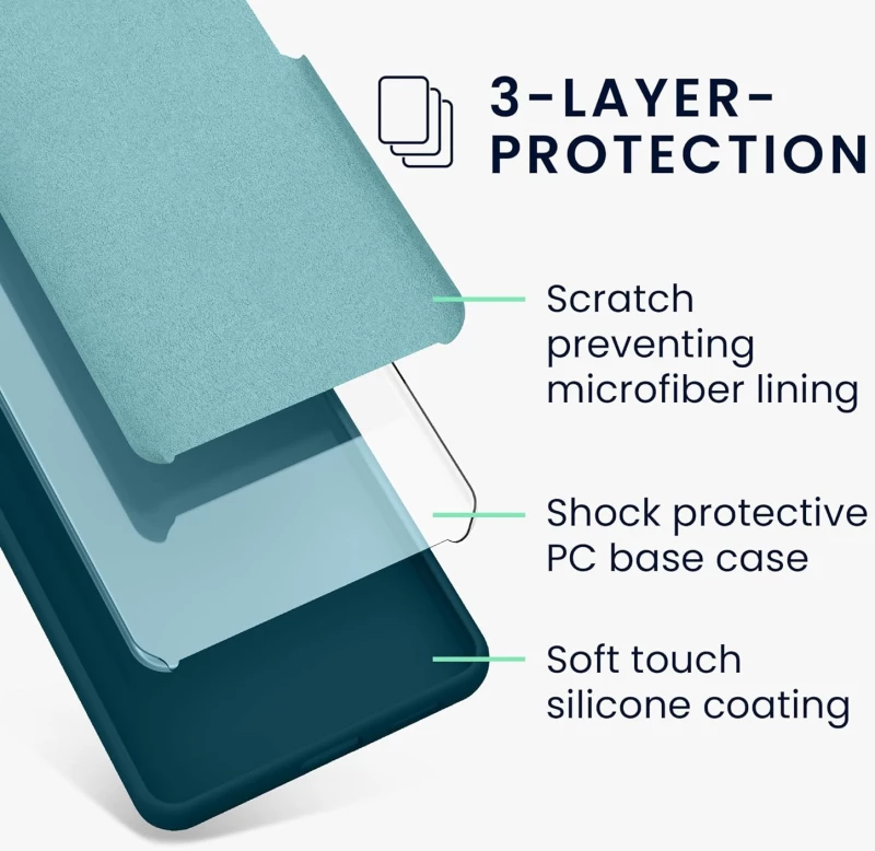 KWmobile Soft Flexible Rubber Cover - Θήκη Σιλικόνης Nothing Phone 2 - Teal Matte (KWM0000203Z008C)