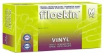 Filoskin Γάντια Βινυλίου Λευκά Χωρίς Πούδρα Medium X 100 Τμχ