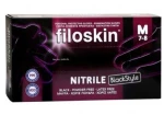 Filoskin Γάντια Νιτριλίου Χωρίς Πούδρα Medium Blackstyle x 100 Τμχ