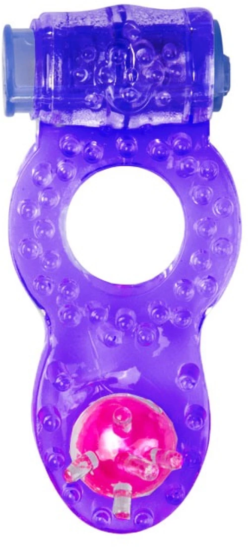 Δαχτυλίδι Πέους Με Μπίλια Easytoys Μοβ